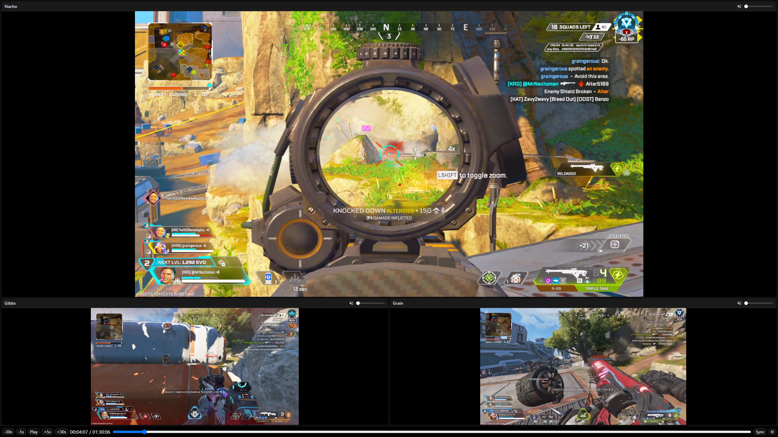 VOD Review Interface Showcase