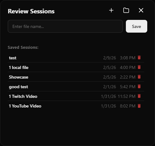 VOD Review Review Sessions Showcase